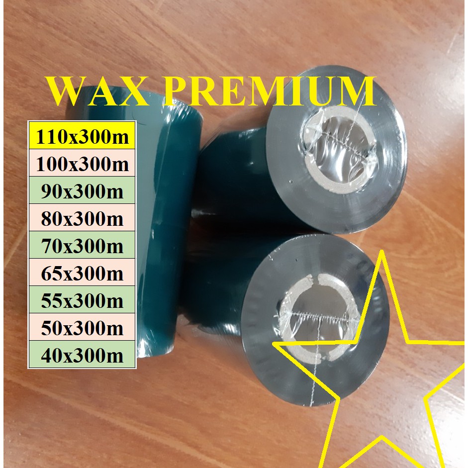 Mực in mã vạch Wax Premium