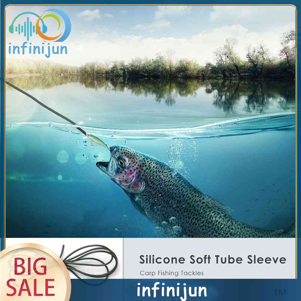 Ống Silicone Mềm 1m Hỗ Trợ Câu Cá DIY