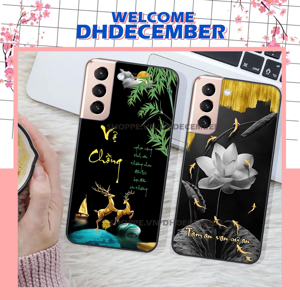 Ốp lưng Samsung Galaxy S21 ULTRA in hình thư pháp tâm an vạn sự an ,mã đáo thành công SIÊU CHẤT