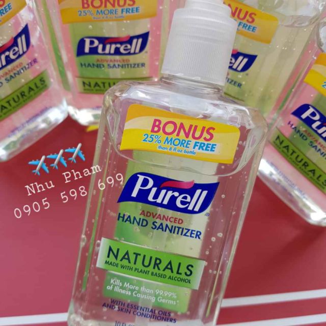 Gel rửa tay Purell Naturals 295ml