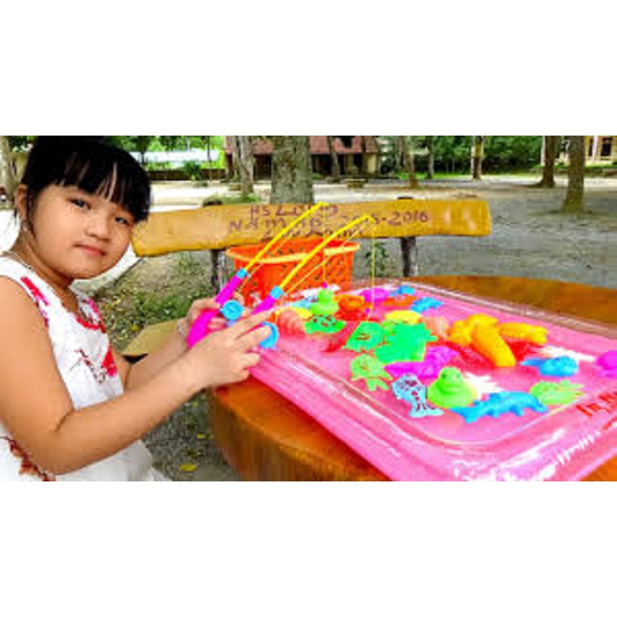 Bộ đồ câu cá tại nhà cho bé