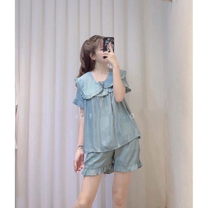 Bộ mặc nhà lụa cao cấp | BigBuy360 - bigbuy360.vn