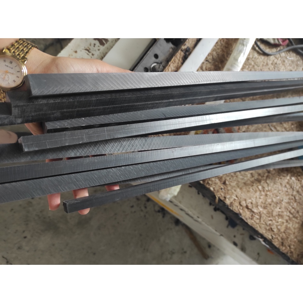 Thanh nhựa UHMWPE dày 10mm, rộng 25mm, dài 500mm