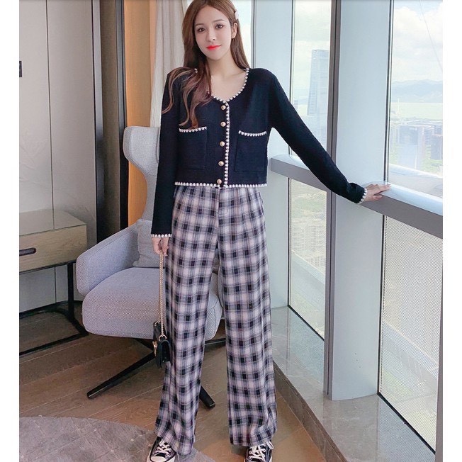 Áo Cardigan Cổ Chữ V Lưng Cao Hàn Quôc Ulzzang Mùa Thu Cho Nữ AK01 | WebRaoVat - webraovat.net.vn