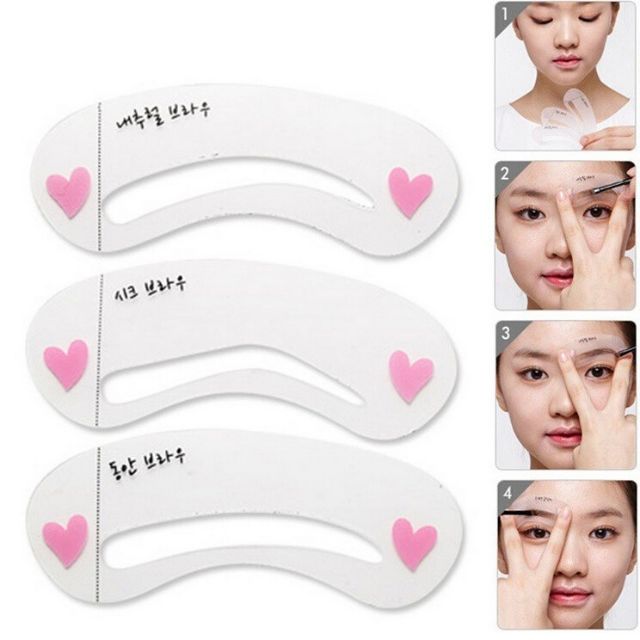 ✔️️️[TRI ÂN] Bộ 3 khuôn kẻ lông mày