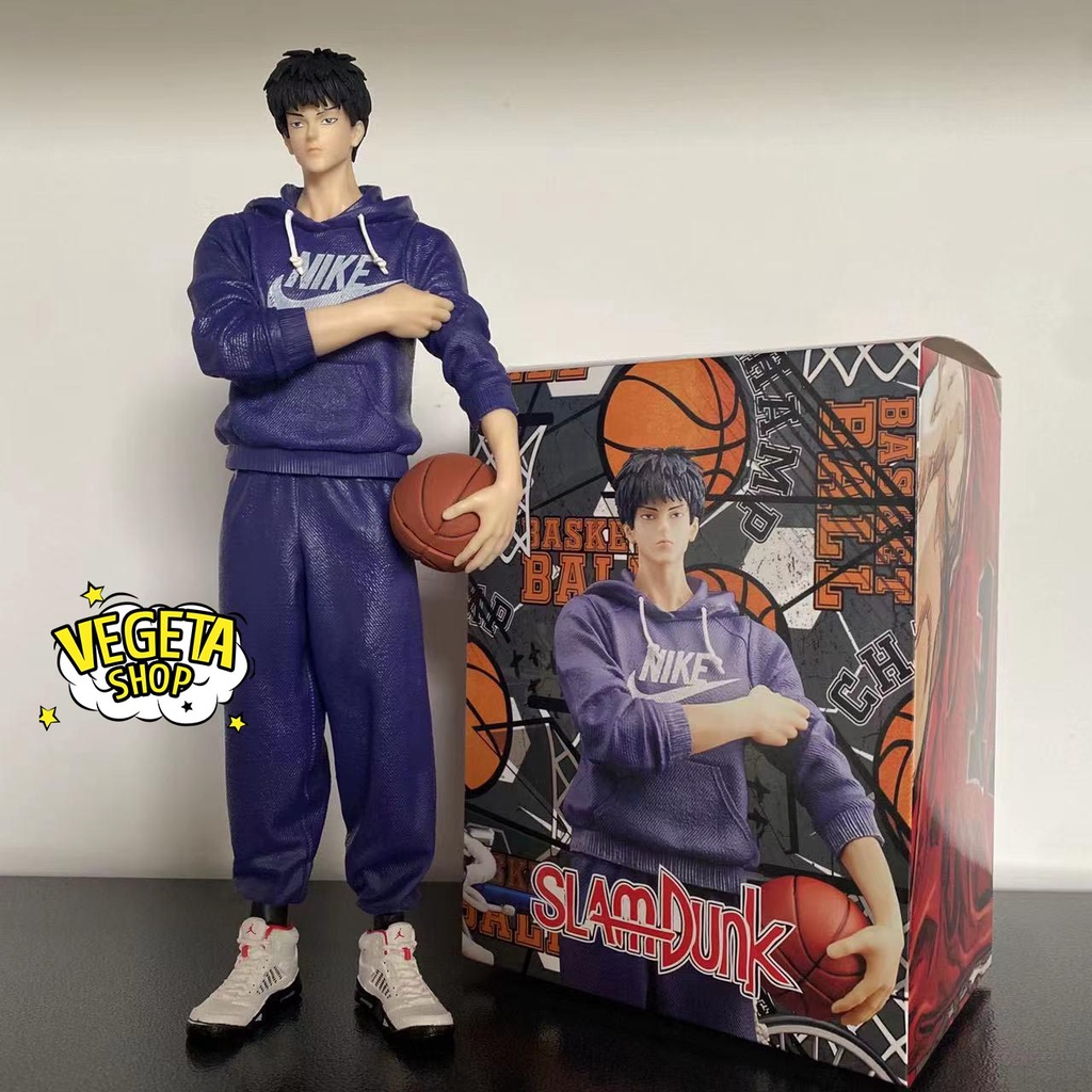 Mô hình Slam Dunk - Mô hình nhân vật Rukawa Kaede Anime Slam Dunk cực nét đẹp cao to cầm chắc tay full box - Cao 31cm