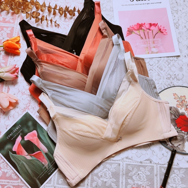 Áo lót bản to định hình su mềm nâng vừa 1,5CM, siêu gom và nâng ngực chống xệ, che mỡ lưng hoàn hảo