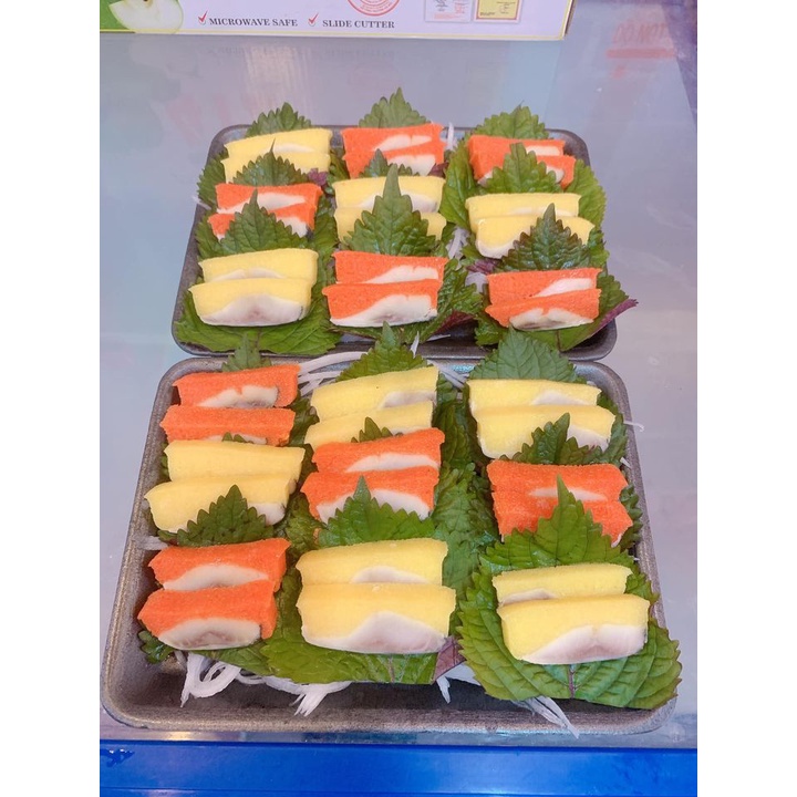 Set 2 Thanh CÁ TRÍCH ÉP TRỨNG NISSI  Nhật Bản 330g - 350g , ăn sashimi