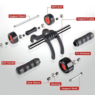 Con Lăn Tập Bụng 4 Bánh cao cấp ko chặn