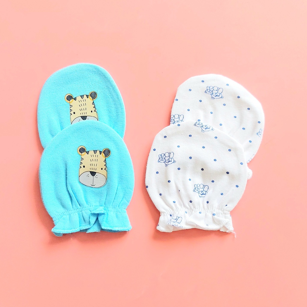 Set 2 bộ bao tay Momma Baby cho bé sơ sinh