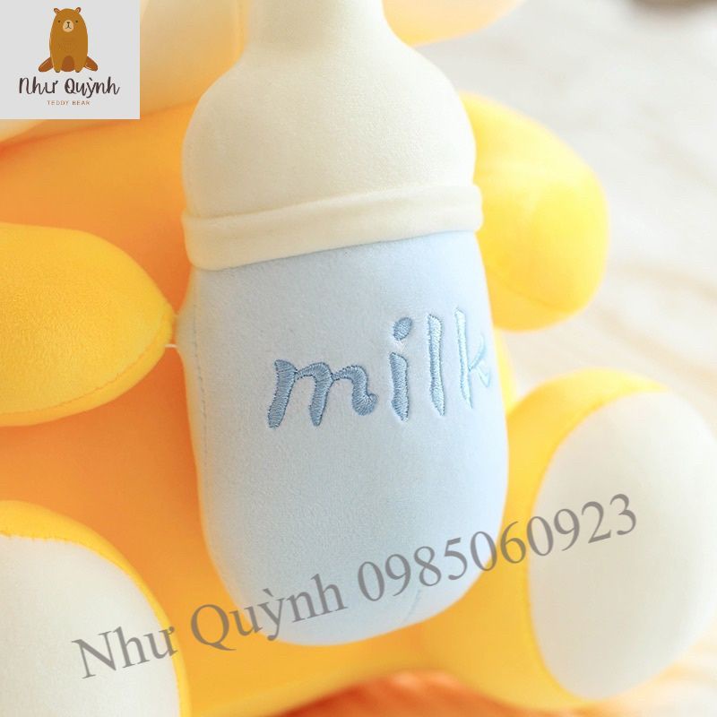 Gấu Bông Hổ Ôm Bình Sữa, Hổ Milk Hàng Nhập Khẩu Siêu Xinh,Siêu Hot