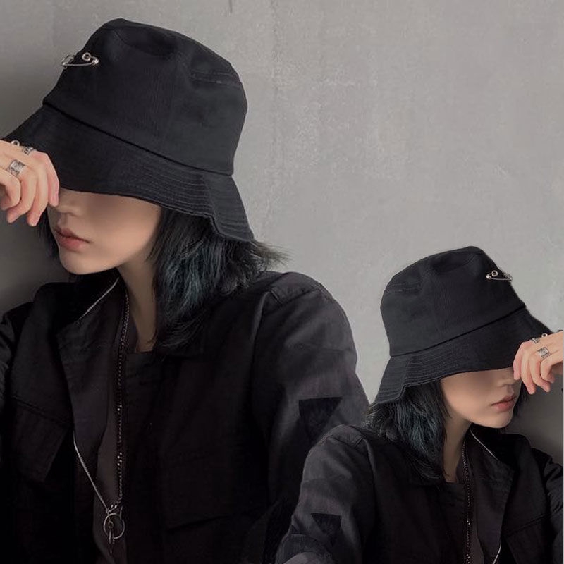 Mũ Tai Bèo Màu Tối Phong Cách Retro Cá Tính Cho Nữ