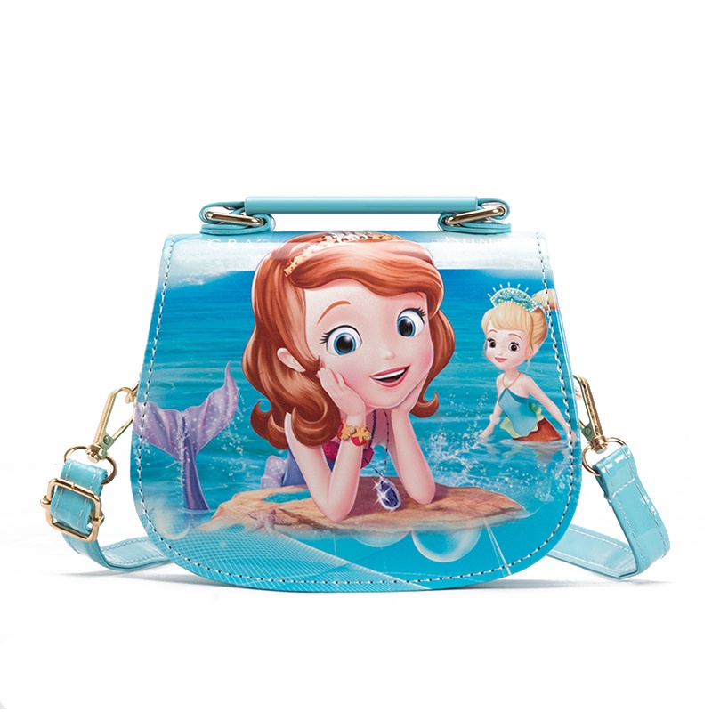 DISNEY Túi Xách In Hình Công Chúa Elsa Anna Trong Phim Frozen 2022 Cho Bé Gái