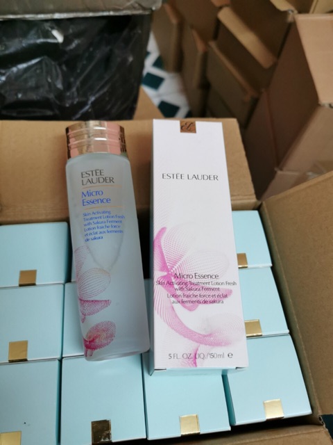 Nước thần Estee Lauder Micro Essence Skin Activating Treatment - Toner Esteelauder Hoa Anh Đào