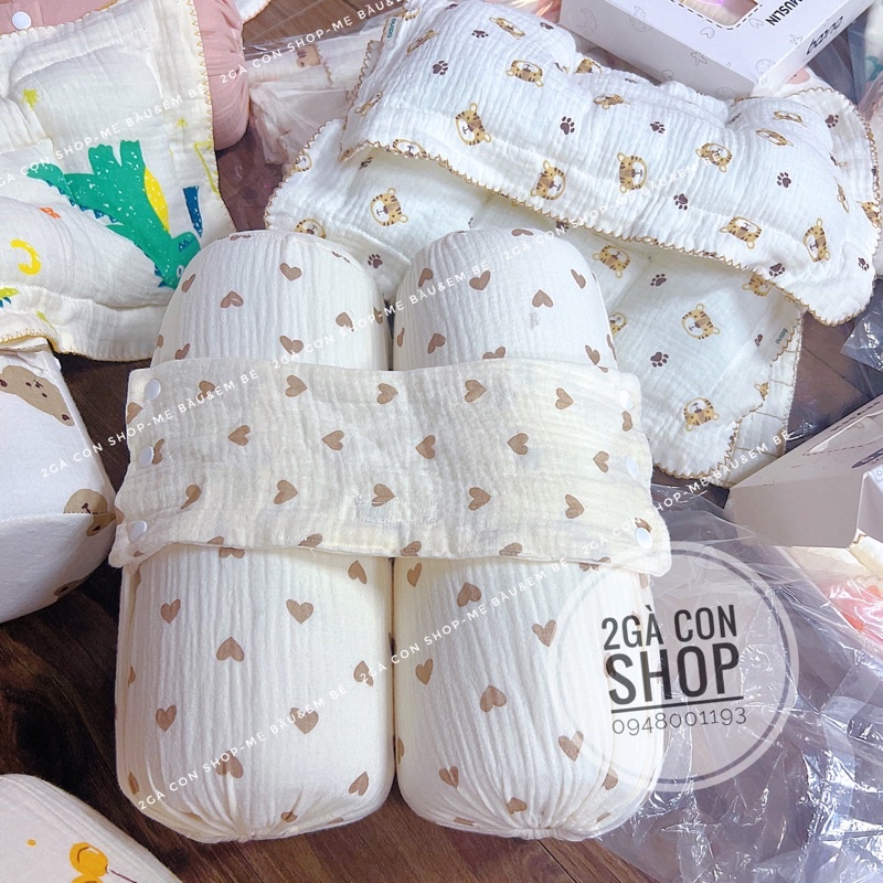 Bộ chặn 2 bên cao su non Boona chống giật mình cho bé