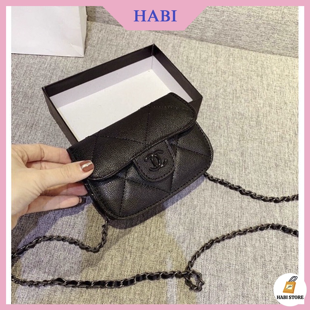 Túi Ví Nữ Đeo Chéo Cao Cấp Mini Thời Trang Rẻ Đẹp Đi Chơi Siêu Xinh, Túi Mini Đeo Vai Nữ Hàn Quốc M61