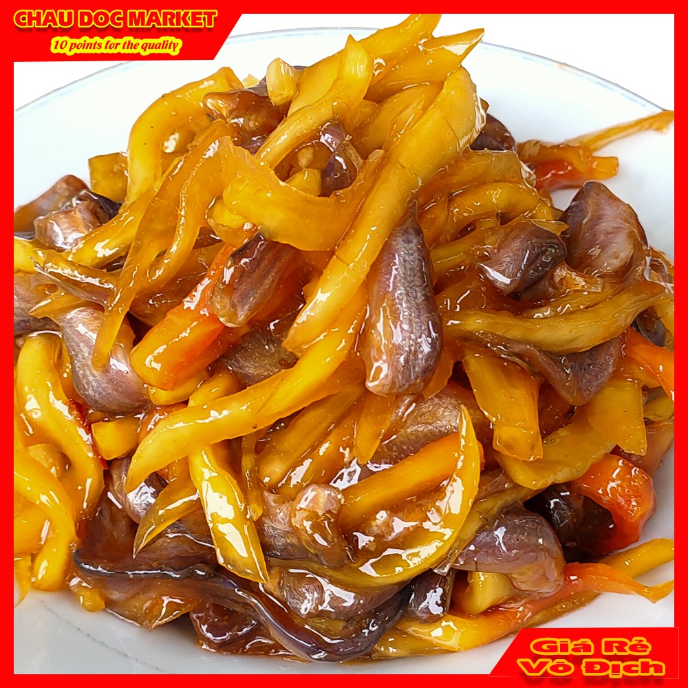 Hủ 500gr  Cá Chốt Trộn Đu Đủ Mỏ Vịt Tươi Ngon Đặc Sản Châu Đốc Ăn Liền. | BigBuy360 - bigbuy360.vn