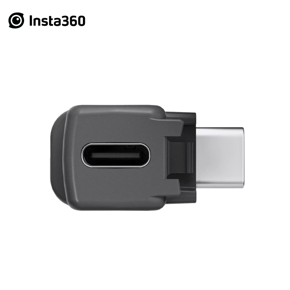Bộ Chuyển Đổi Micro USB-C 3.5mm Mini Cho Máy Ảnh Toàn Cảnh Insta 360 One X2