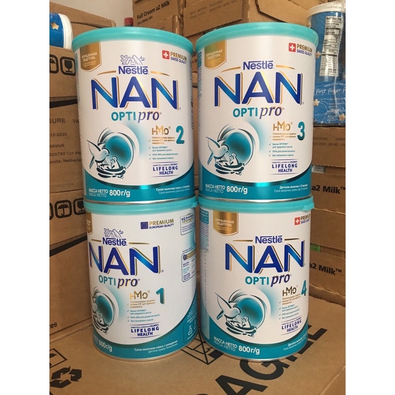 Nan Nga 800g HMO Số 1,2,3,4 date 2023 mẫu mới