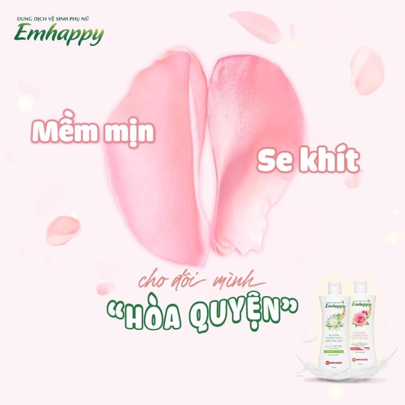 Dung dịch vệ sinh EMHAPPY , Emhappy hương thơm dịu nhẹ