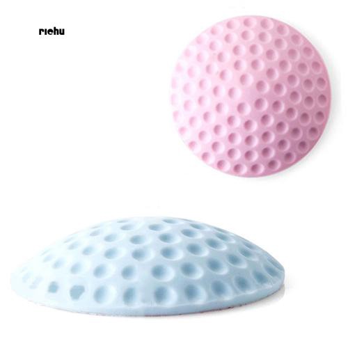 Miếng dán tường chặn cửa chống va đập dáng tròn bằng cao su có thể tháo rời