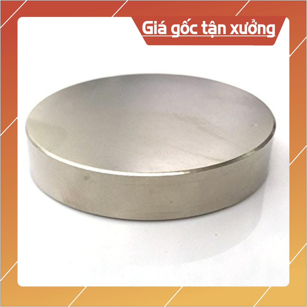 [Xả Kho] Nam châm viên 50x5mm, loại nam châm trắng đất hiếm lực hút siêu mạnh, cẩn thận khi sử dụng.