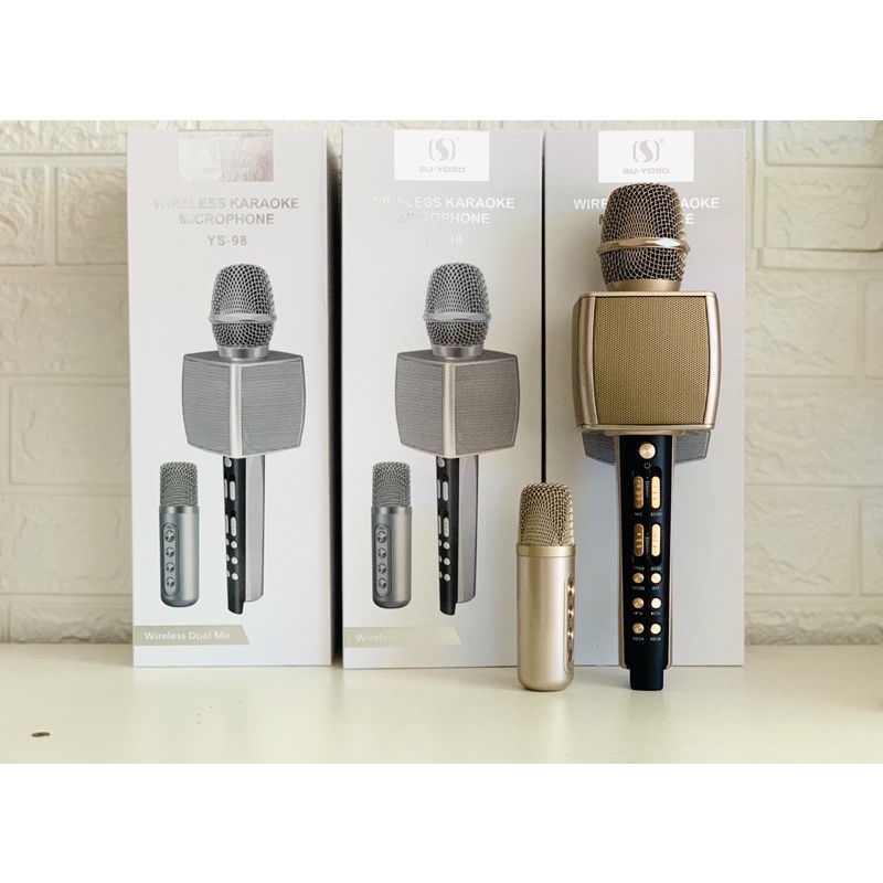 Micro karaoke kiêm loa bluetooth YS98 - Tuyệt Đỉnh Song Ca