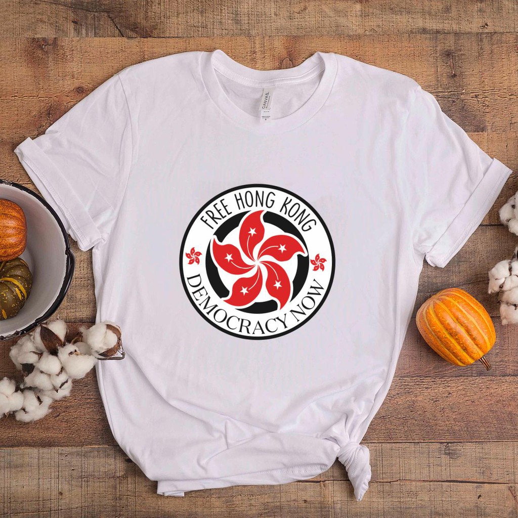 ÁO THUN AOMIVN Free Hong Kong-01TS0_073TAY LỠ CÁ TÍNH PHÔNG IN PHONG CÁCH HÀN QUỐC AOMI DU LỊCH