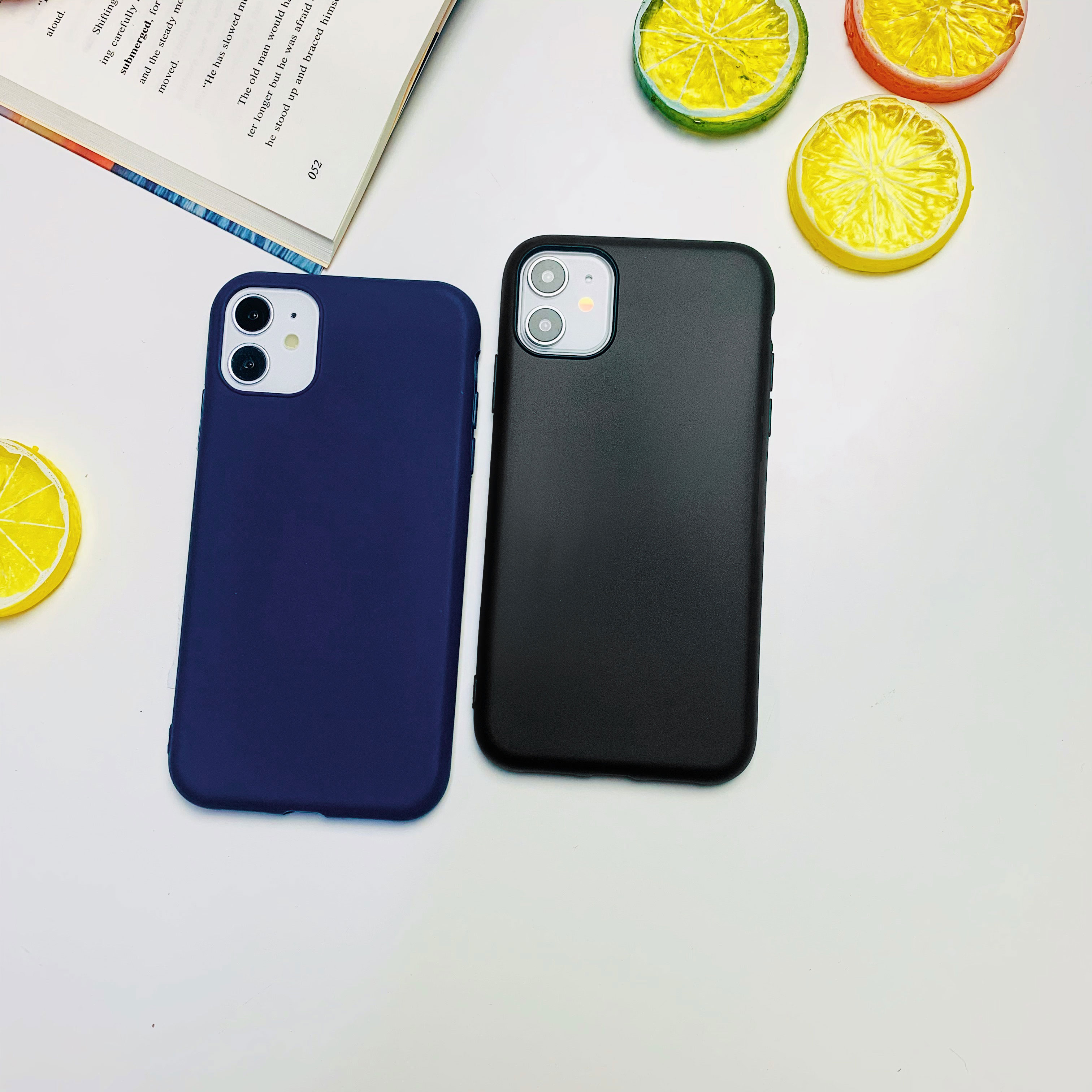 Ốp điện thoại silicon mềm màu ngọt ngào cho IPhone 5 6 5S 6S 7 8 Plus