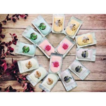 100gr mặt nạ dẻo: bạc hà, hoa hồng, bùn non, vàng gold 24k, cám gạo, hồng sâm, cá hồi, hoa cúc, than tre, vàng sâm ...