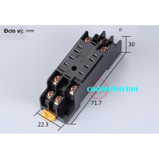 Đế relay 8 chân (HH52P)