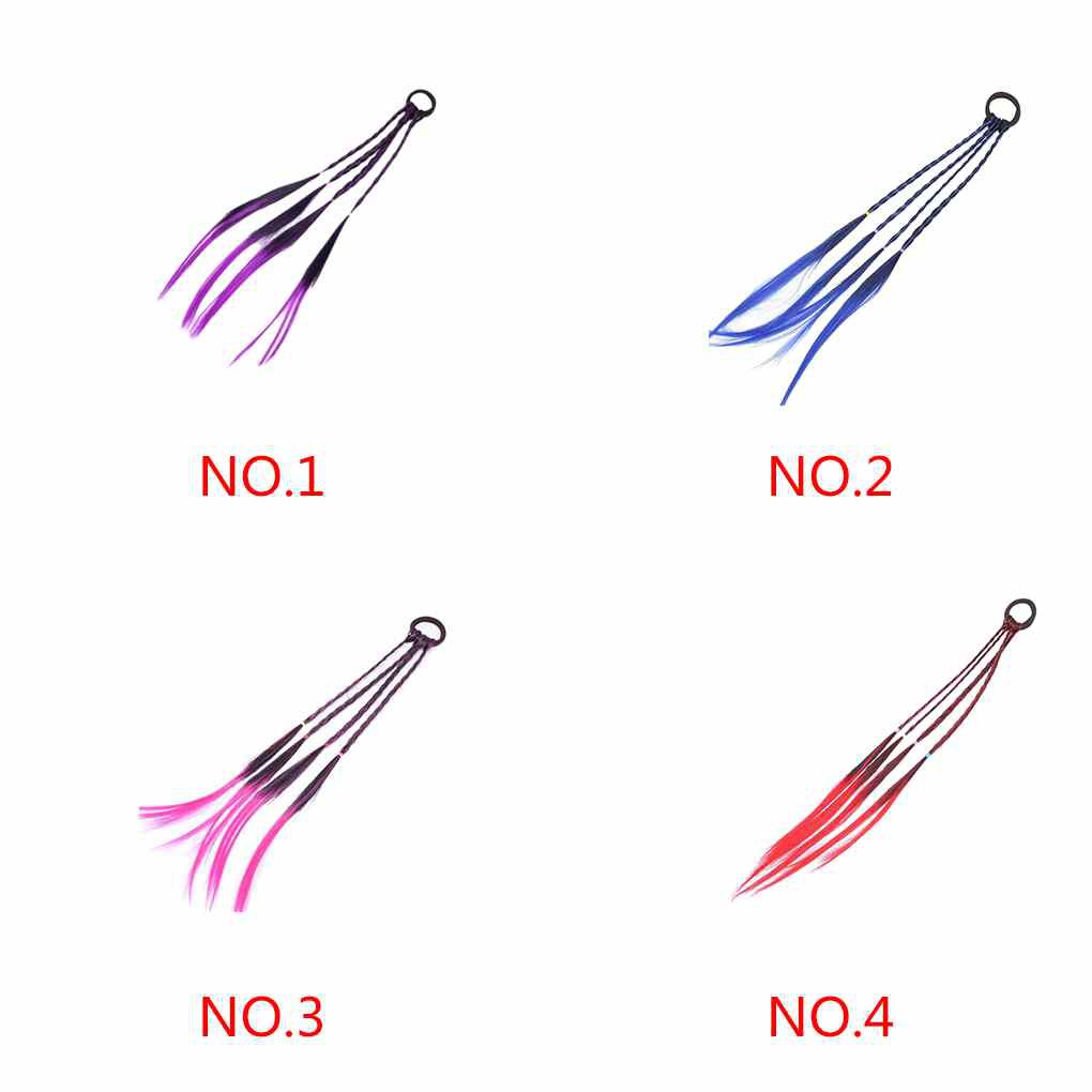 Dây Buộc Tóc Kiểu Thắt Bím Nhiều Màu Sắc Đầy Cá Tính