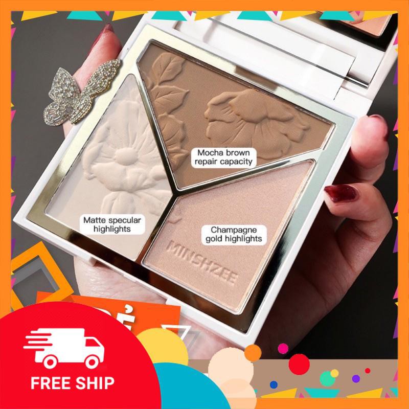 [HÀNG MỚI VỀ] Phấn bắt sáng + khối + má hồng CVZ 3 trong 1 chống nước lâu trôi lên màu chuẩn siêu xinh🍅🍅 | BigBuy360 - bigbuy360.vn