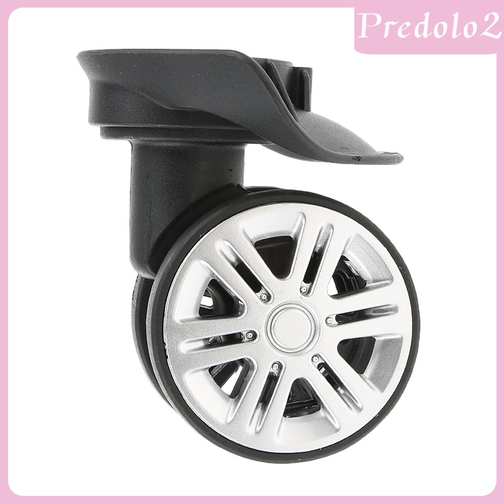 [Predolo2] Bộ 2 Bánh Xe Lăn Kép Không Ồn Thay Thế Cho Bánh Xe Hành Lý DIY-A19