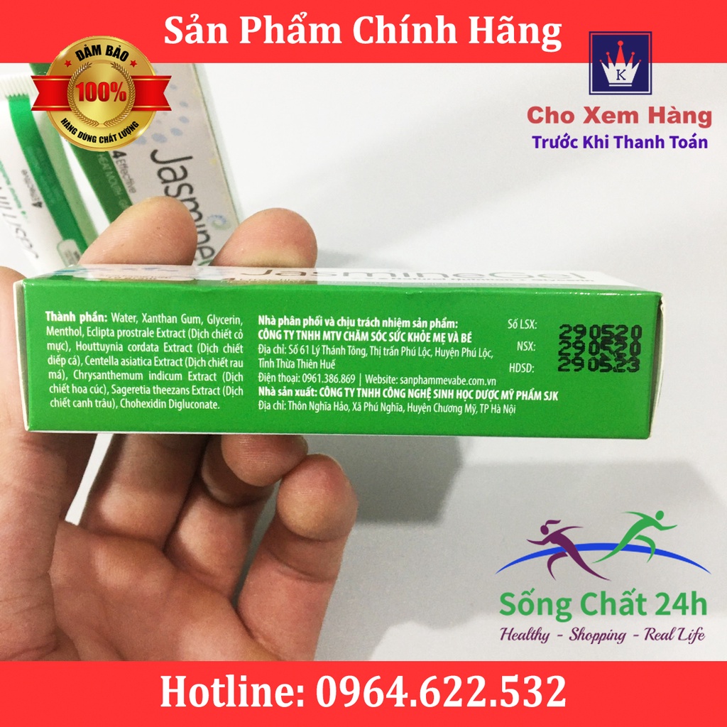 Tuýp Bôi Nhiệt Miệng Jasenmin Thái Lan - Sống Chất 24h