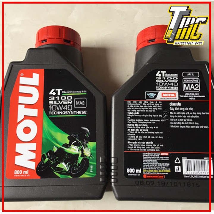 Nhớt Motul 3100 Silver 800ML Chính hãng