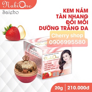 KEM NÁM - TÀN NHANG - ĐỒI MỒI - TRẮNG DA CHIẾT XUẤT DÂU TÂY VÀ SỮA ONG CHÚA NABI ONE (20G) đủ giấy