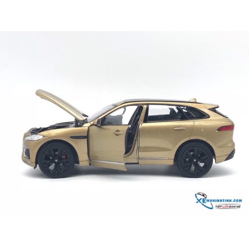 Xe Mô Hình Jaguar F-Pace WELLY 1:24 (Vàng Đồng )