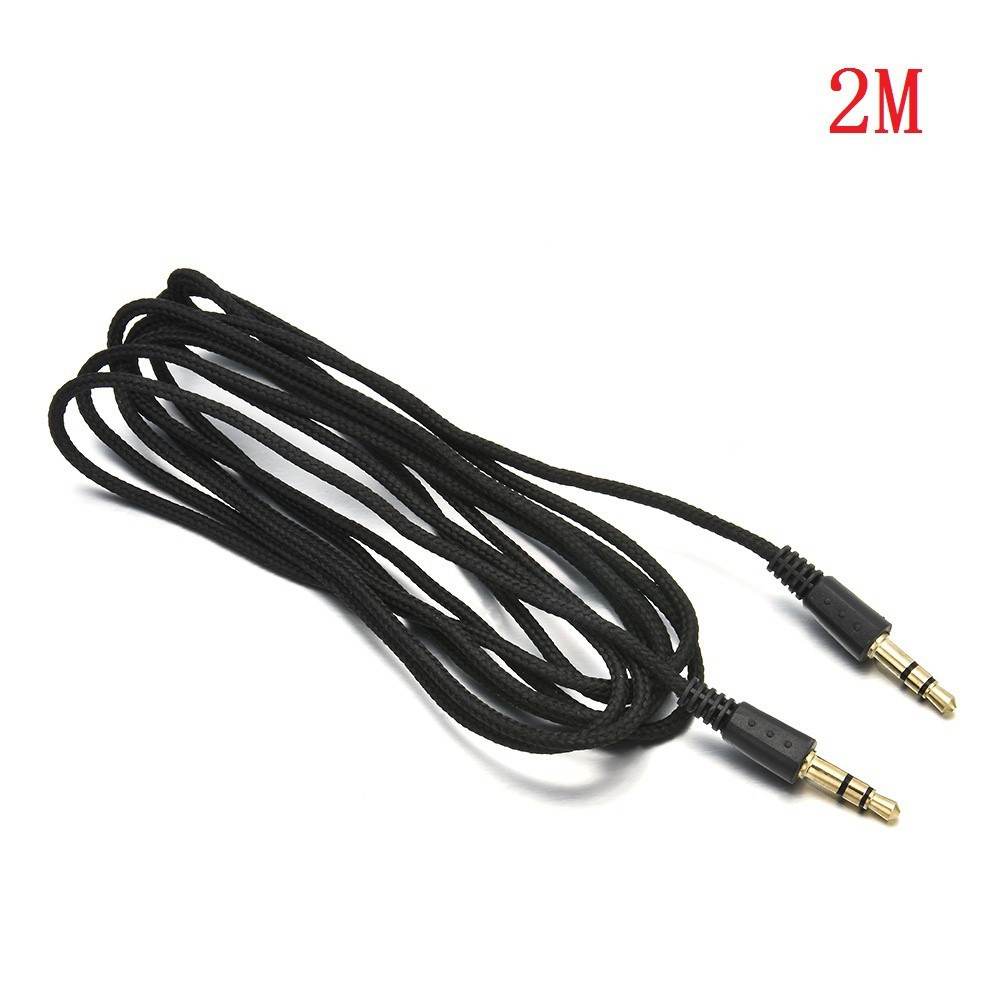 Dây cáp chuyển đổi âm thanh chốt cắm 3.5mm 2/3M dành cho máy MP3 trong xe hơi