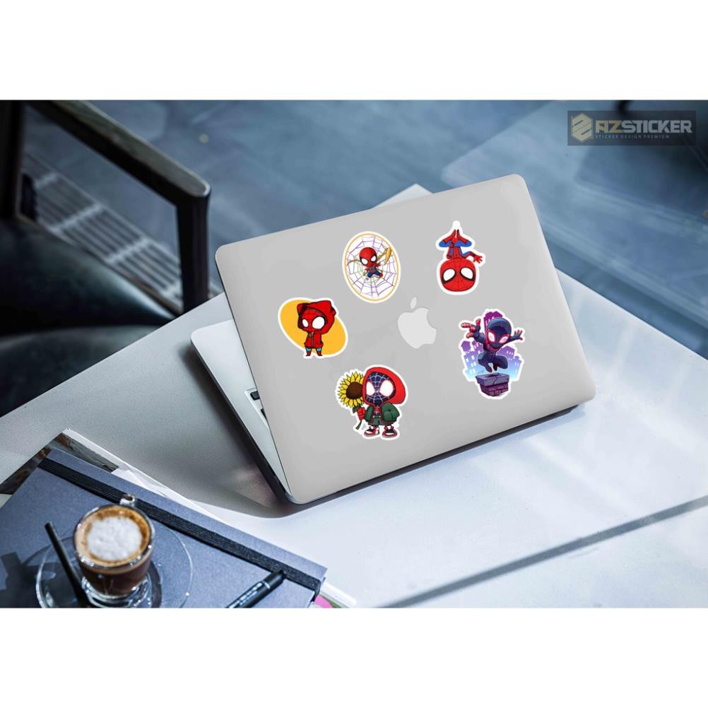 Sticker Spider Man - Người Nhện | Dán Nón Bảo Hiêm, Điện Thoại, Laptop, Bình Nước...Chống Nước, Chống Bay Màu