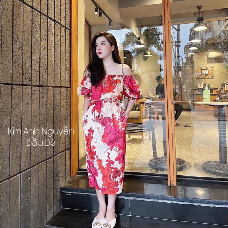 VÁY HOA CHUN VAI TÚI SƯỜN | BigBuy360 - bigbuy360.vn