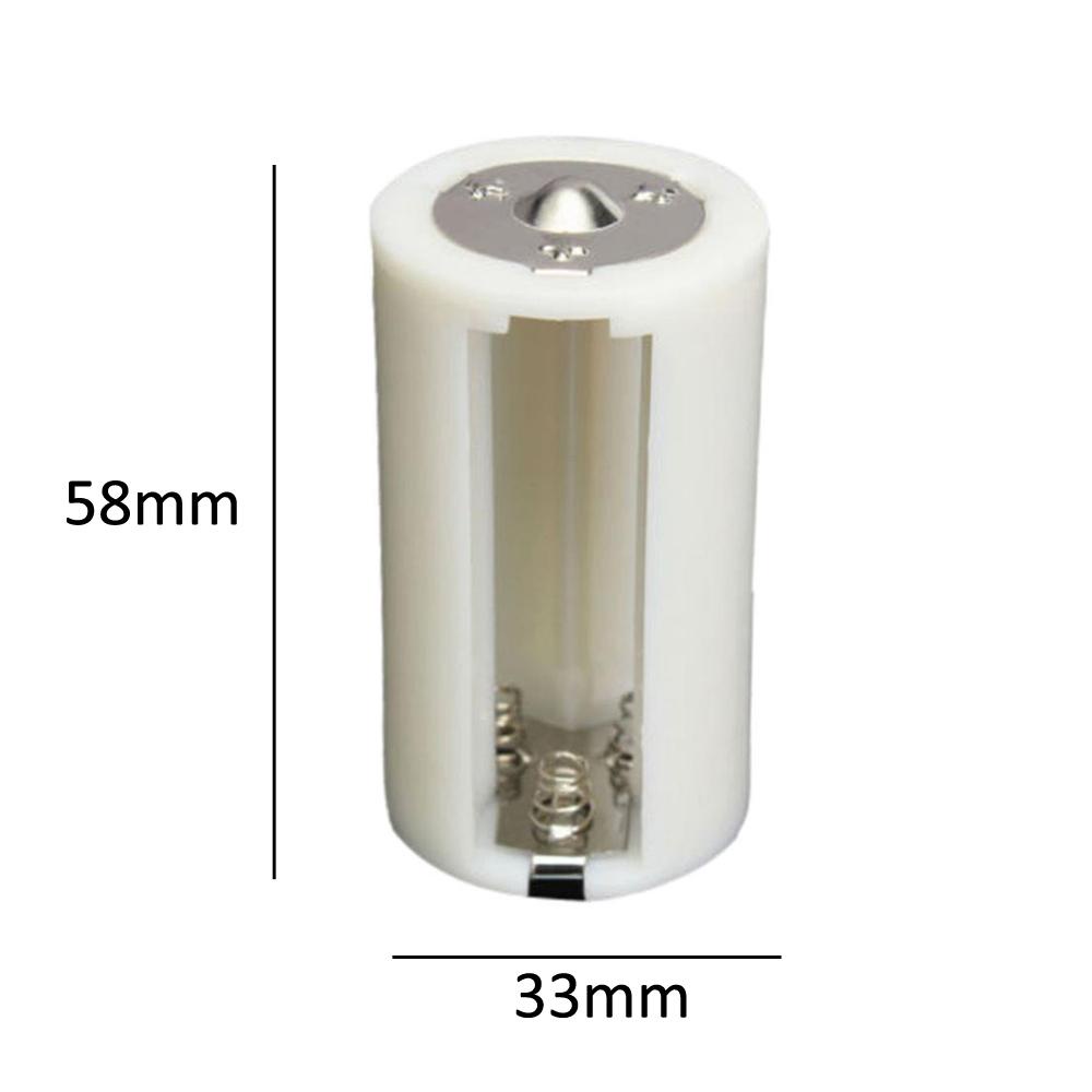 Bộ 3 Giá Đỡ Pin Chuyển Đổi Vỏ Sò Pin AA Sang D Chất Lượng Cao