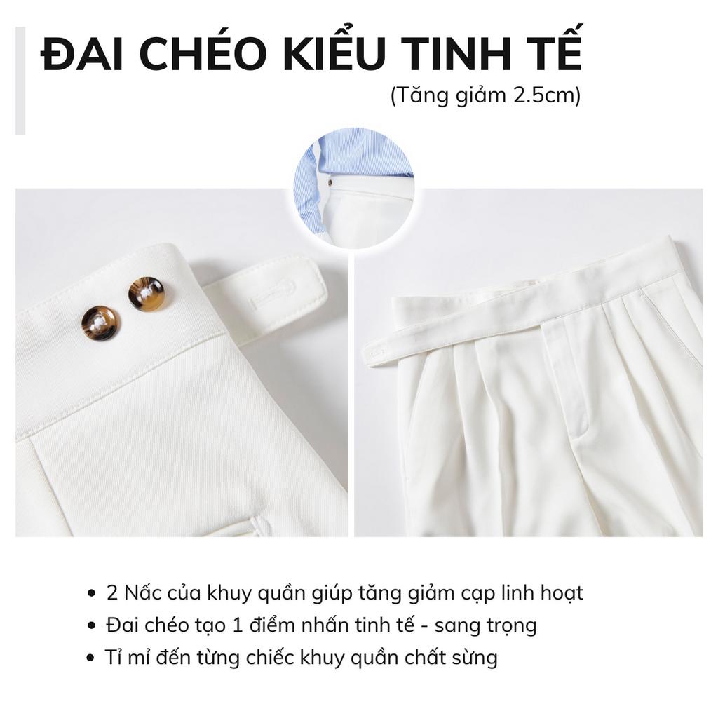 Quần cạp cao nam dáng baggy Hàn cao cấp CEM thương hiệu BAETON - A03
