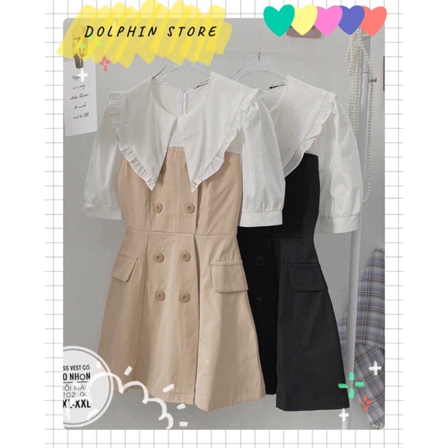 BIGSIZE Đầm đen bigsize