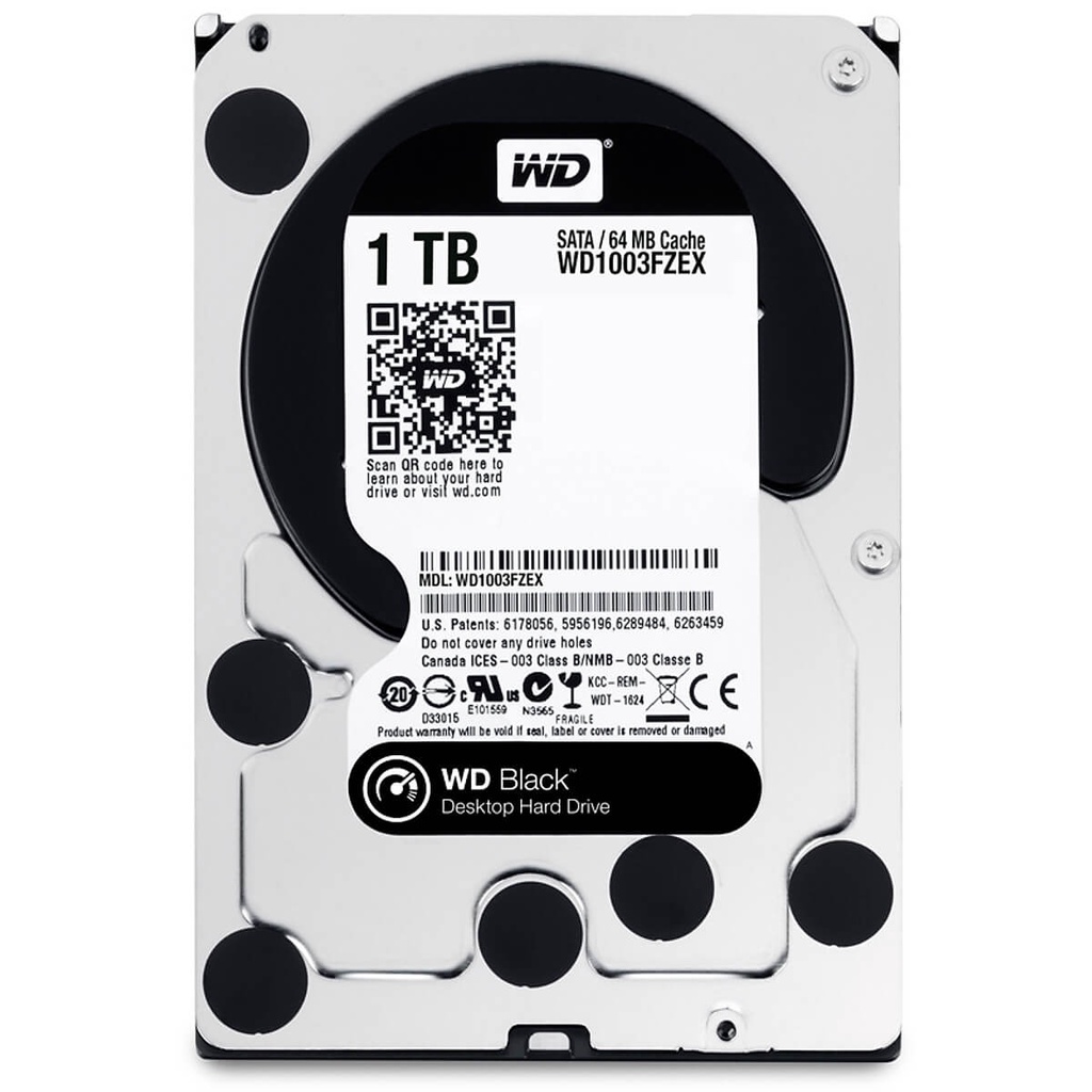 Ổ Cứng HDD WD Black™ 1TB/64MB/7200rpm/3.5 - WD1003FZEX