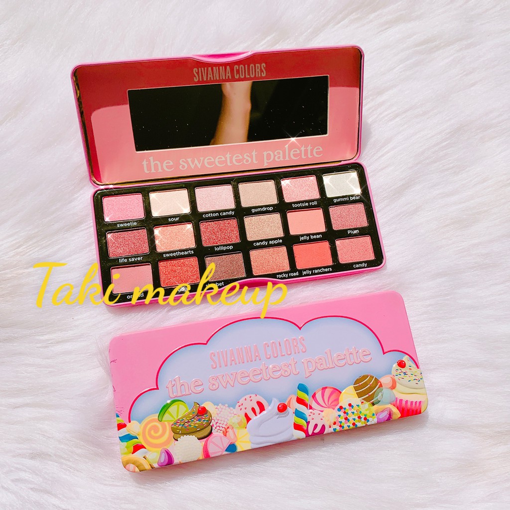 Màu Mắt Sivanna The Sweetest Palette HF7006