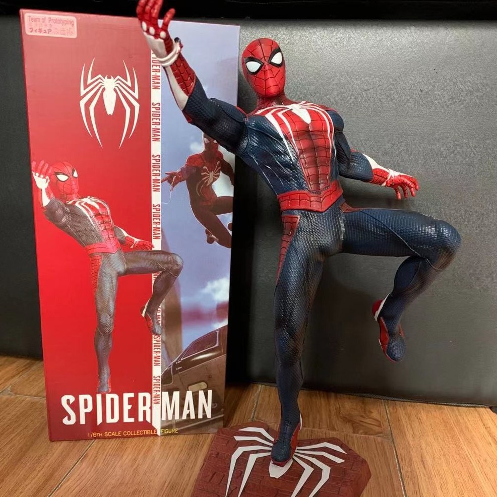 [Ảnh thật] Mô hình Spider man người nhện chính hãng Crazy toys cao 32cm - Avengers