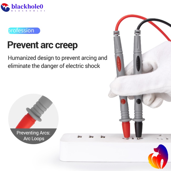 BH 1Pair Thin Tip Needle Multimeter Universal Digital 1000V 20A Multi Meter Test Lead Probe Wire Pen Cable Multimeter