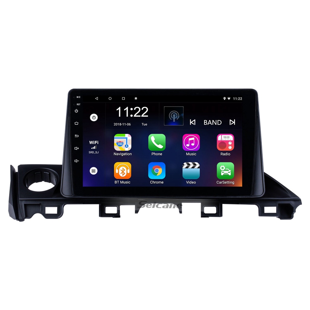 Mặt dưỡng màn hình android MAZDA 6  2005 2006 2007 2008 2009 2010 2011 2012 2013 2014 2015 2016 2017 2018 2019