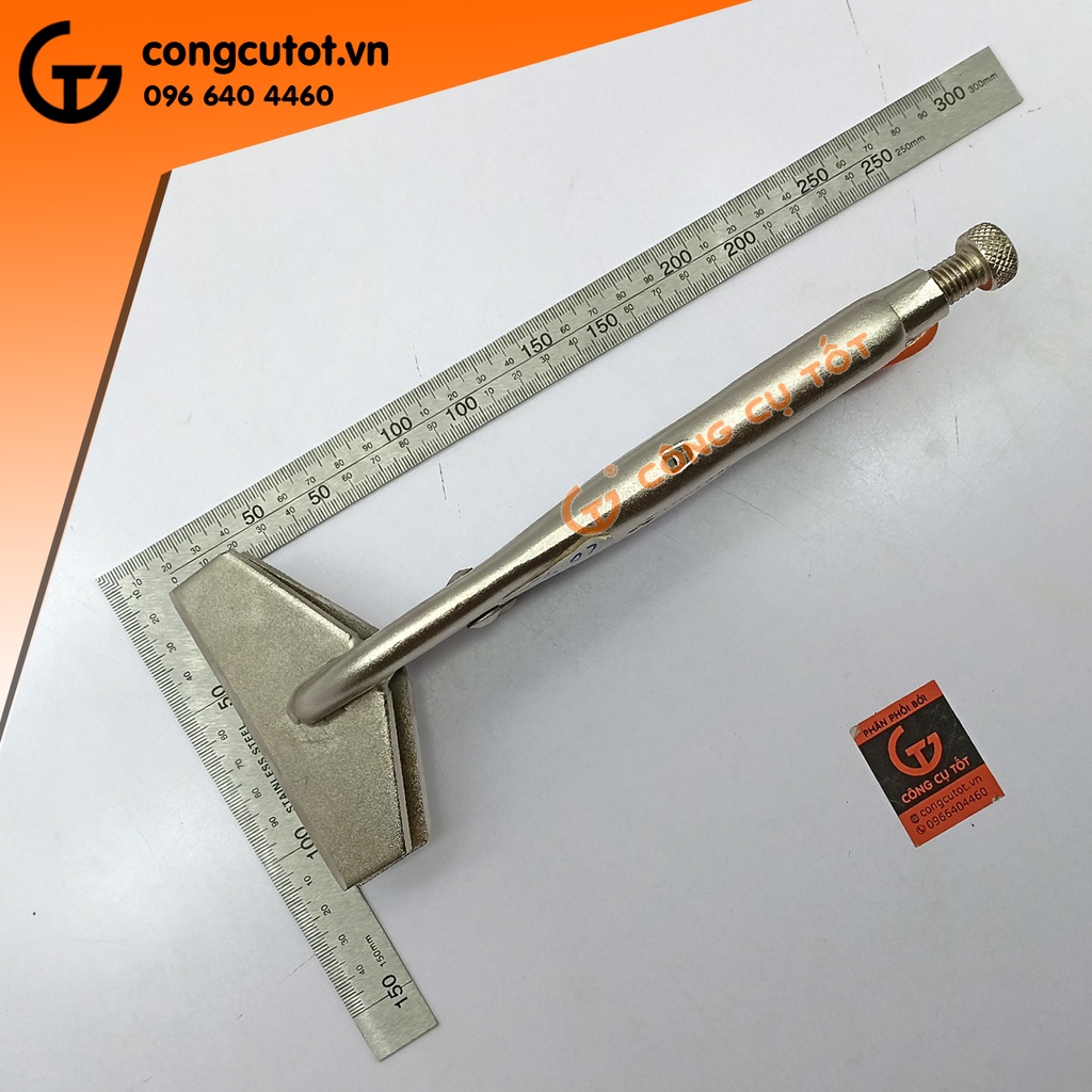 Kìm chết mỏ dẹt 10inch 250mm Kapusi K-8273